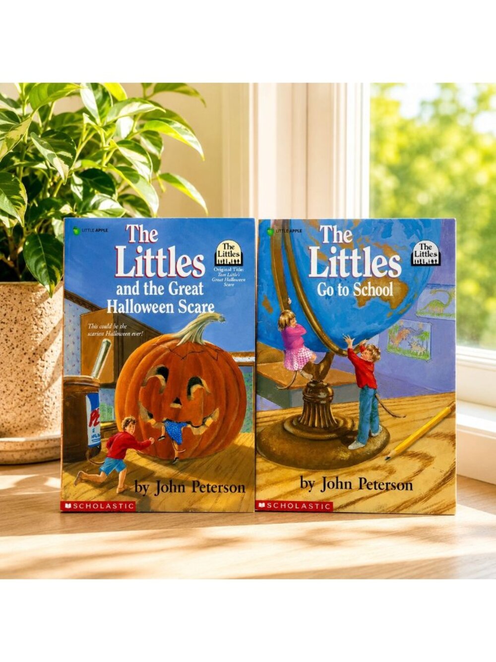 The Littles And The Great Halloween Scare & The Littles Go To School By John Pet